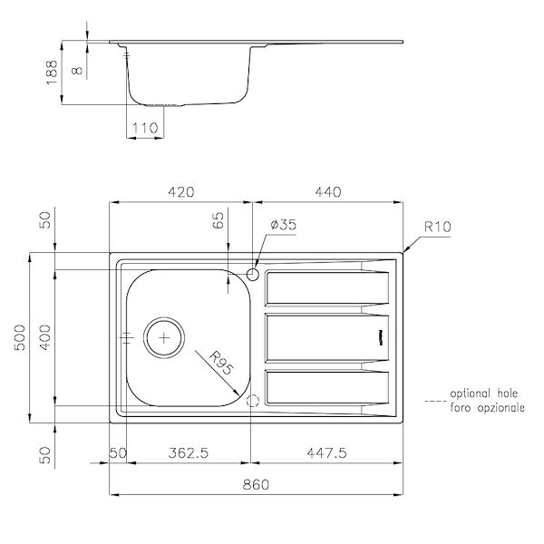 Sink FM Marine, Kitchen Sinks