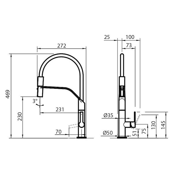 Mixer Tap Milanello, Mixer Taps