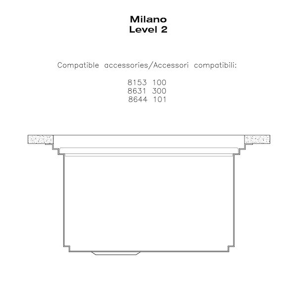 Foster 3352050 S4001 Fregadero filotop 2 senos 75 x 44 cm - acero  inoxidable cepillado